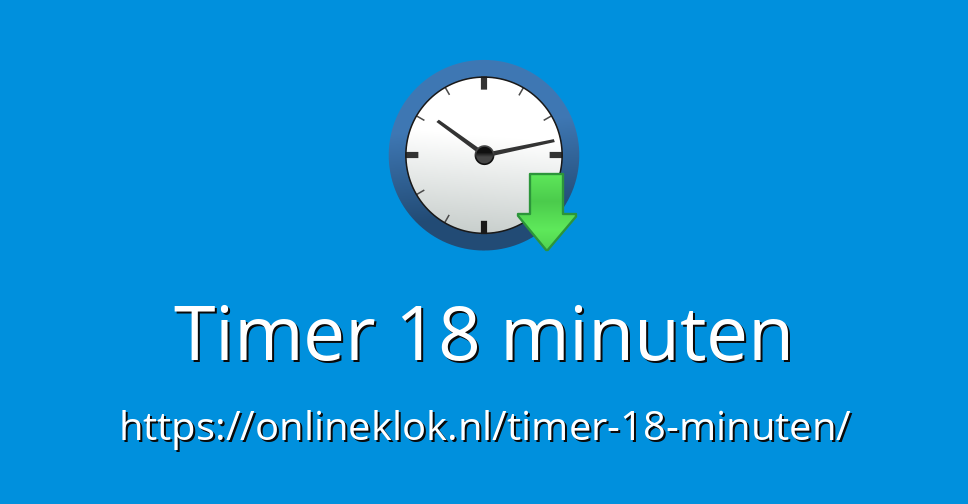 Timer 18 minuten Online Timer Timer 18 minuten Online Timer
