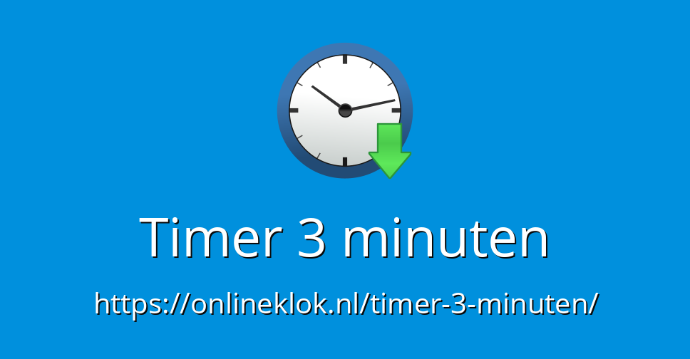 Stelle Timer Auf 3 Minuten