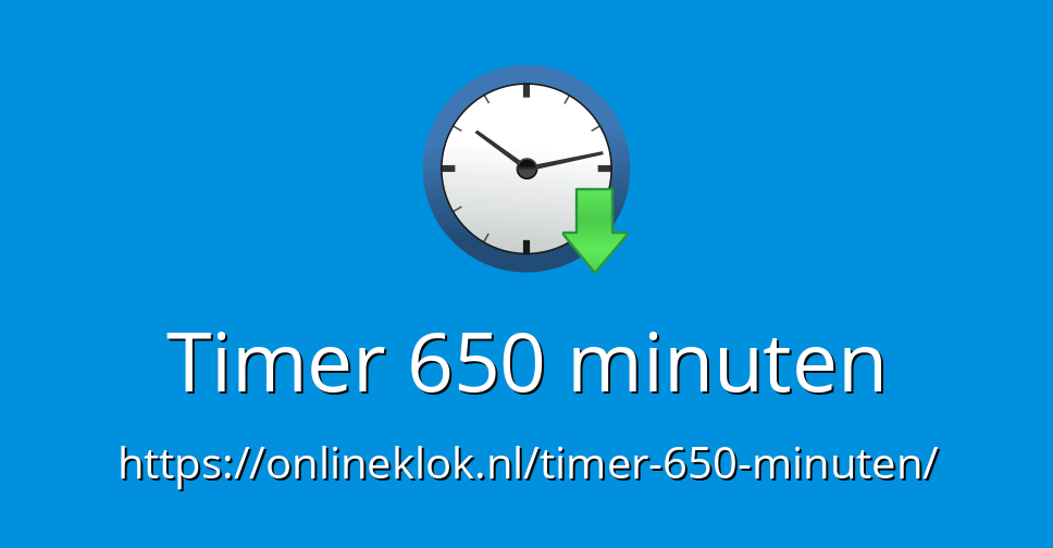 timer-650-minuten-online-timer