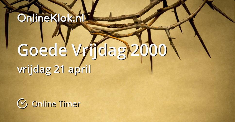 Goede Vrijdag 2000