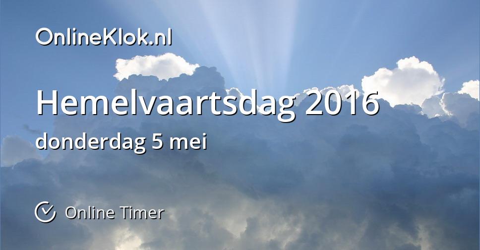 Hemelvaartsdag 2016